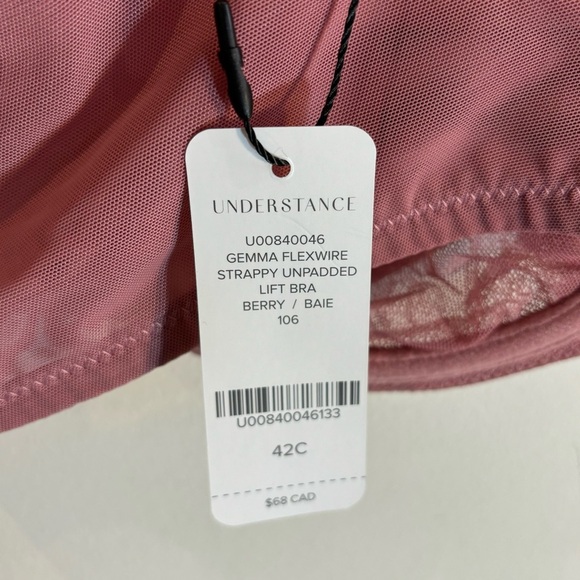 UNDERSTANCE Sz 42C Bra Gemma FlexWire Unpadded Underwire Lace NEW WITH TAG - Picture 6 of 9